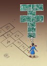 Cartoon: game is math (small) by kotbas tagged math2022 child game math student