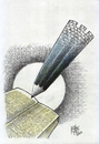Cartoon: Kale-m (small) by kotbas tagged castle,pencil,book