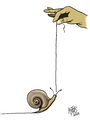 Cartoon: route (small) by kotbas tagged snail,road,route