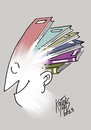 Cartoon: studying charismatic (small) by kotbas tagged information,book,read