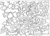 Cartoon: BIG CITY 1. (small) by skätsch-up tagged big,city,lines,labyrinth,confusion