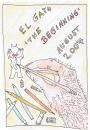 Cartoon: Der Anfang (small) by skätsch-up tagged katze,cat,el,gato