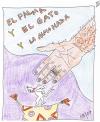 Cartoon: Hand   Katze Kissen (small) by skätsch-up tagged katze,cat,el,gato