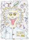 Cartoon: was heisst schon rela- TIEF (small) by skätsch-up tagged zeichnen physik einstein el gato caricature