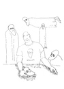 Cartoon: Fan (small) by Jan Kment tagged skull,ghost,fear,passion,collection