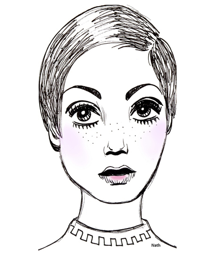 Cartoon: twiggy (medium) by naths tagged twiggy