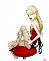 Cartoon: Paris Hilton (small) by naths tagged paris hilton