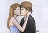 Cartoon: the oc (small) by naths tagged marissa,ryan,oc,cute,lovely,kiss,love