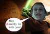 Cartoon: Yoda-Joker (small) by Schimmelpelz-pilz tagged yoda,star,wars,joker,batman,lichtschwer,light,saber,sci,fi,anarchy,anarchie,meme,joke,humor,fun,witzig,spaß,kombination,combination