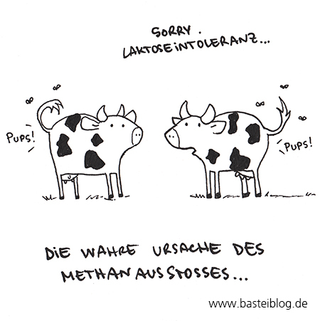 Cartoon: Laktoseintoleranz. (medium) by puvo tagged laktose,latoseintoleranz,ernährung,milch,methane,emission,kuh,milk,cow,lactose,intoleranz,klima,climate,klimaerwärmung,erderwärmung,global,warming,globale,erwärmung,methan,methanausstoß,krankheit,unverträglichkeit,nahrungsmittel,nahrungsmittelunverträglichkeit