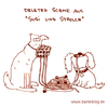 Cartoon: Deleted Scene (small) by puvo tagged film,movie,disney,susi,strolch,lady,tramp,spaghetti,love,liebe,romantik,dinner,date