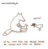 Cartoon: Frische Socken. (small) by puvo tagged fuchs ente socke fox duck sock freak