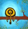 Cartoon: Gestreifte Katze. (small) by puvo tagged katze,cat,streifen,stripe,gestreift,striped,fett,fat