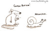 Cartoon: Guten Rutsch. (small) by puvo tagged silvester,guten,rutsch,maus,schnecke,mouse,snail