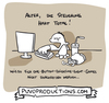 Cartoon: one-button-quicktime-event-games (small) by puvo tagged game,spiel,computer,steuerung,computerspiel,spieleentwickler,spieleentwicklung,entwicklung,development,button,quicktime,event,one,click,tastatur,dick,gamer,chips,motorik,grobmotorisch,keyboard,shake,milchshake