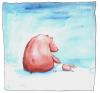 Cartoon: Schlaf schön. (small) by puvo tagged bär,bear,hase,rabbit,schnee,snow,winter,schlafen,sleep