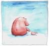 Cartoon: Schlaf schön. (small) by puvo tagged bär,bear,hase,rabbit,schnee,snow,winter,schlafen,sleep