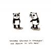 Cartoon: Schwarze Söckchen. (small) by puvo tagged panda,bär,sandale,socke,mode,fashion,style,sock,ankle,sandal,flip,flop