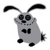 Cartoon: Sockenhase. (small) by puvo tagged socke sock hase rabbit stuffed animal plüschtier