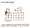 Cartoon: Tropfender Hahn. (small) by puvo tagged hahn bad fuchs badewanne baden bath fox tap cock