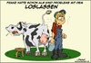 Cartoon: Loslassen (small) by Spanossi tagged kuh,kühe,bauer,loslassen,euter
