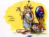 Cartoon: schöne bunte ostern (small) by lowart tagged aufwischen