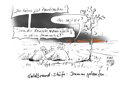 Cartoon: 2025 und wieder brennen... (medium) by Jori Niggemeyer tagged waldbrannt,feuer,fahrlässigkeit,zigaretten,kippen,menschheit,dummheit,jori,joricartoon,niggemeyer,joriniggemeyer,cartoon,karikatur,waldbrannt,feuer,fahrlässigkeit,zigaretten,kippen,menschheit,dummheit,jori,joricartoon,niggemeyer,joriniggemeyer,cartoon,karikatur