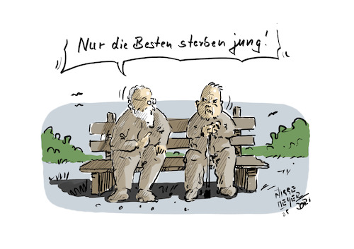 Cartoon: Alters... (medium) by Jori Niggemeyer tagged alter,weisheit,jugend,rentner,rente,abstellgleis,jori,joricartoon,niggemeyer,joriniggemeyer,alter,weisheit,jugend,rentner,rente,abstellgleis,jori,joricartoon,niggemeyer,joriniggemeyer