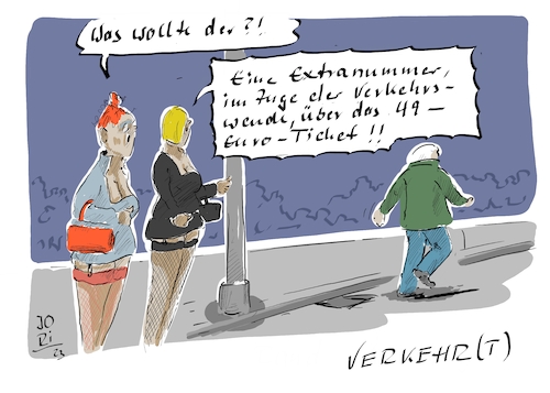 Cartoon: Freie Fahrt ... (medium) by Jori Niggemeyer tagged verkehrt,verkehr,verkehrtewelt,49euroticket,kunde,freier,prostitution,sexarbeiterin,missverständnis,jori,joriniggemeyer,niggemeyer,cartoon,karikatur,toonart,niggemeyerart,illustration,illustrator,verkehrt,verkehr,verkehrtewelt,49euroticket,kunde,freier,prostitution,sexarbeiterin,missverständnis,jori,joriniggemeyer,niggemeyer,cartoon,karikatur,toonart,niggemeyerart,illustration,illustrator