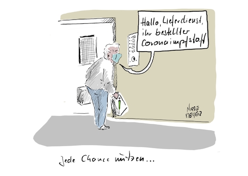 Impfung per Lieferdienst... Impfung per Lieferdienst...