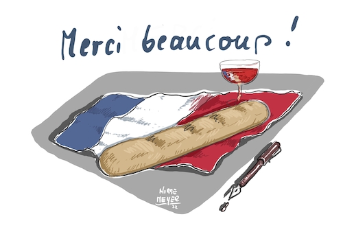 Merci beaucoup Frankreich Merci beaucoup Frankreich