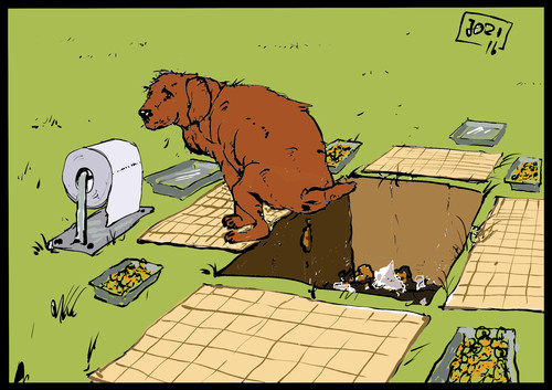 Cartoon: Must have... (medium) by Jori Niggemeyer tagged hunde,park,parkanlagen,spazierwege,hundekot,toilette,niggemeyer,joricartoon,jori,hunde,park,parkanlagen,spazierwege,hundekot,toilette,niggemeyer,joricartoon,jori