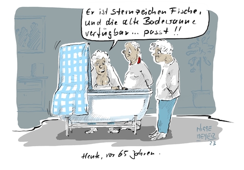 Cartoon: Pragmatismus ... (medium) by Jori Niggemeyer tagged geburt,sohn,wiege,fisch,sternzeichen,fische,sternzeichenfische,eltern,badewanne,wanne,geburtstag,pragmatismus,vater,mutter,mann,frau,kind,satire,humor,joricartoon,joriniggemeyer,niggemeyer,joachimrniggemeyer,karikatur,ccartoonart,illustration,illustrator,witzigebilder,lachen,witzig,cartoondrawing,cartoon,geburt,sohn,wiege,fisch,sternzeichen,fische,sternzeichenfische,eltern,badewanne,wanne,geburtstag,pragmatismus,vater,mutter,mann,frau,kind,satire,humor,joricartoon,joriniggemeyer,niggemeyer,joachimrniggemeyer,karikatur,ccartoonart,illustration,illustrator,witzigebilder,lachen,witzig,cartoondrawing,cartoon