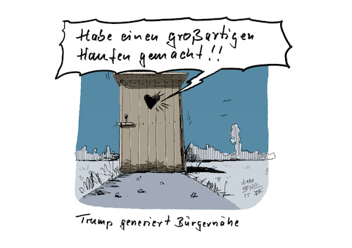 Trump generiert Bürgernähe... Trump generiert Bürgernähe...