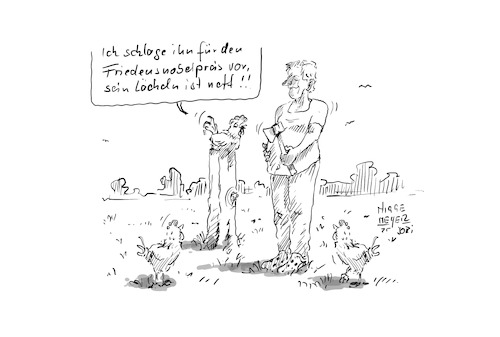 Cartoon: Was nicht passt ... (medium) by Jori Niggemeyer tagged friedensnobelpreis,schlachter,trump,netanjahu,wasnichtpasst,passtnicht,huhn,jori,joricartoon,niggemeyer,joriniggemeyer,cartoon,karikatur,friedensnobelpreis,schlachter,trump,netanjahu,wasnichtpasst,passtnicht,huhn,jori,joricartoon,niggemeyer,joriniggemeyer,cartoon,karikatur