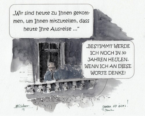 Cartoon: Worte die Geschichte schrieben (medium) by Jori Niggemeyer tagged genscher,ausreise,friedlicherevolution1989,ungarischebotschaft,flucht,erinnerung,deutschegeschichte,sketchaday,drawing,art,cartoon,karikatur,sketch,artist,germanartist,genscher,ausreise,friedlicherevolution1989,ungarischebotschaft,flucht,erinnerung,deutschegeschichte,sketchaday,drawing,art,cartoon,karikatur,artist,germanartist