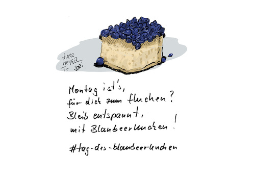 Cartoon: Wünsche einen guten... (medium) by Jori Niggemeyer tagged blaubeerkuchen,motivation,heuteist,jori,joricartoon,niggemeyer,joriniggemeyer,blaubeerkuchen,motivation,heuteist,jori,joricartoon,niggemeyer,joriniggemeyer