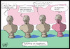 Cartoon: Dann mal los du Spacken... (small) by Jori Niggemeyer tagged museum,büsten,kommunikation,streit,unmögliches,mögliches,nachts,niggemeyer,joricartoon,cartoon