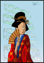 Cartoon: Madame Butterfly (small) by Jori Niggemeyer tagged niggemeyer,joricartoon,jori,madame,butterfly