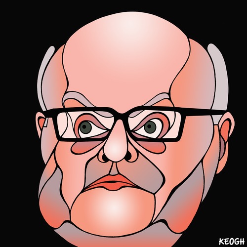 Cartoon: George Brandis (medium) by KEOGH tagged george,brandis,caricature,australia,keogh,cartoons,politics,australian,politicians