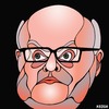 Cartoon: George Brandis (small) by KEOGH tagged george,brandis,caricature,australia,keogh,cartoons,politics,australian,politicians