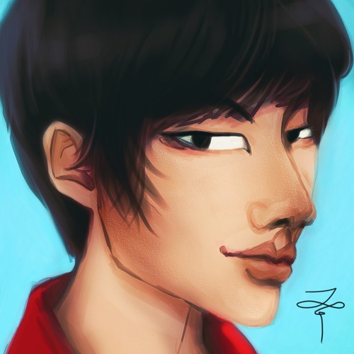 Cartoon: 150406 Faker SKT T1 (medium) by SonoIke tagged faker,leagueoflegends,league,of,legends