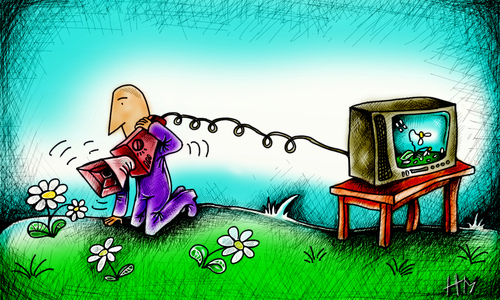 Reality Tv By hadaruga mihai | Media & Culture Cartoon | TOONPOOL