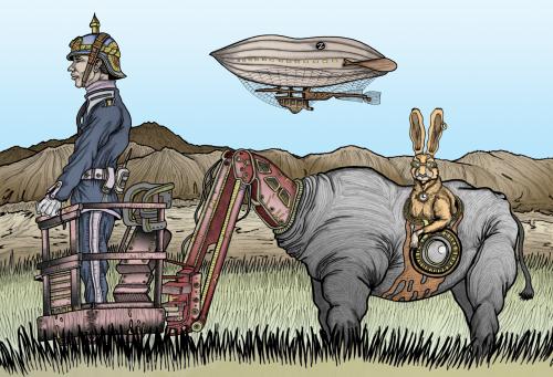 Irrational hunting time Irrational hunting time