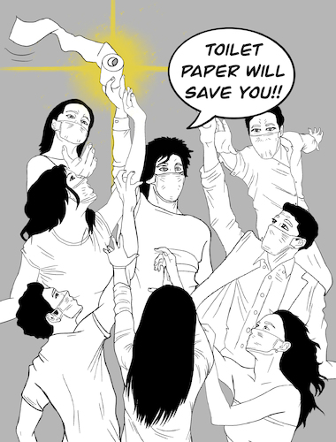 Toilet paper saviour Toilet paper saviour