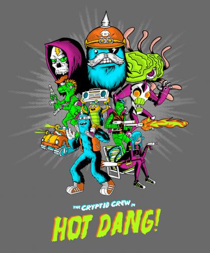 Cartoon: Hot Dang! (medium) by gimetzco tagged threadless,cryptidcrew