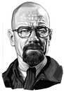 Cartoon: Bryan Cranston - WALTER WHITE (small) by Iancu tagged bryan,cranston,walter,white