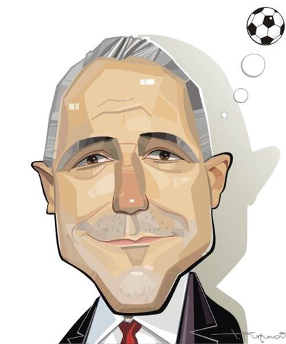 Cartoon: Hristo Stoichkov (medium) by FARTOON NETWORK tagged football,sport