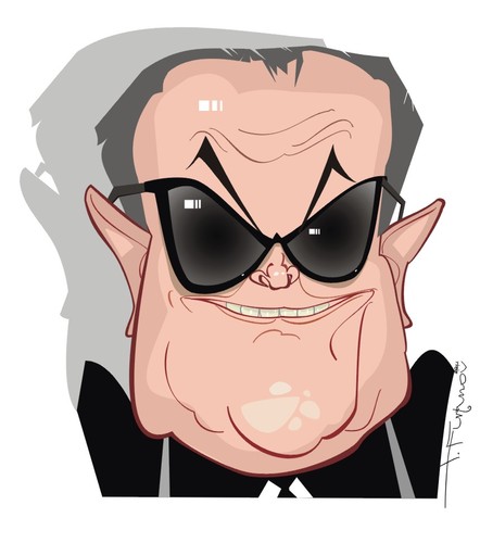 Cartoon: Jack Nicholson (medium) by FARTOON NETWORK tagged movie,actors