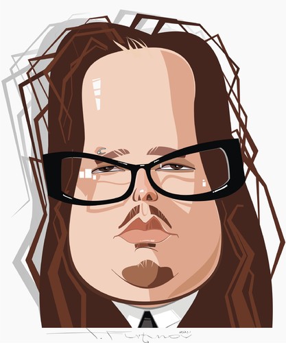 Cartoon: Jonathan Davis-Korn (medium) by FARTOON NETWORK tagged korn,davis,jonathan,music,rockstar,caricature